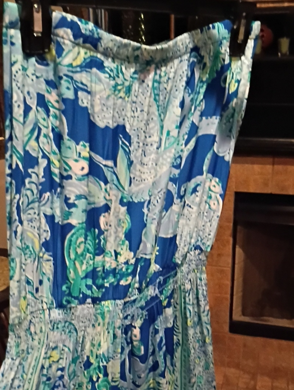 Lilly Pulitzer Aquatic-Print Sleeveless Multicolored Jumpsuit/Romper - Picture 11 of 11